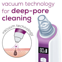 Beurer Power Deep Pore Cleanser, FC41 vacuum technology for deep pore cleaning
