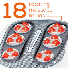 Beurer FM60 Shiatsu Foot Massager 18 rotating massage heads