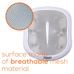 Beurer FM60 Shiatsu Foot Massager surface made of breathable mesh material