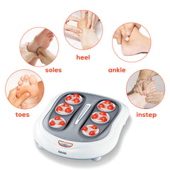 Beurer FM60 Shiatsu Foot Massager for toes, heels, soles, ankle and instep
