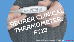 Beurer Clinical Thermometer Celsius + Fahrenheit , FT13