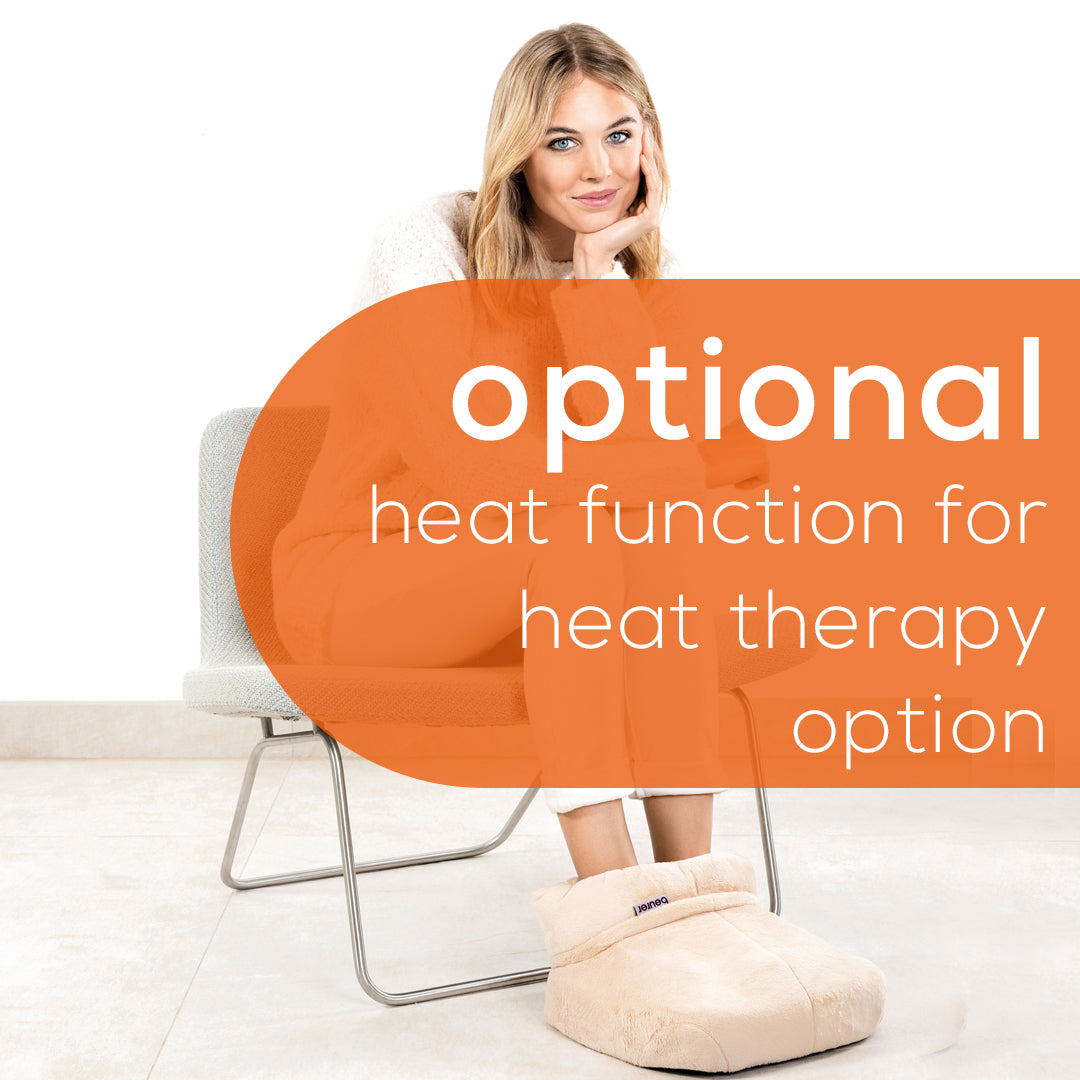 Beurer Shiatsu Soothing optional heat function for heat therapy option