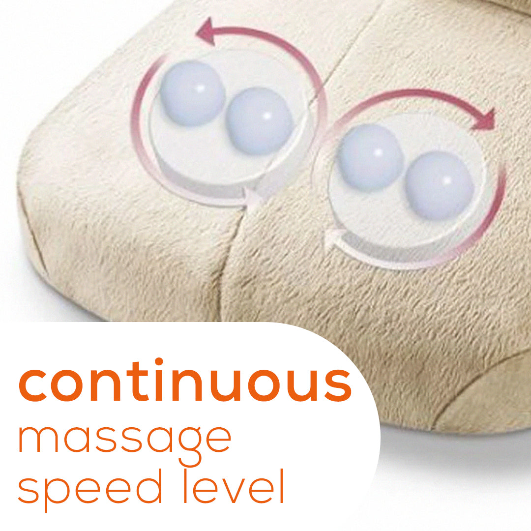 Beurer Shiatsu Soothing continuous massage speed level