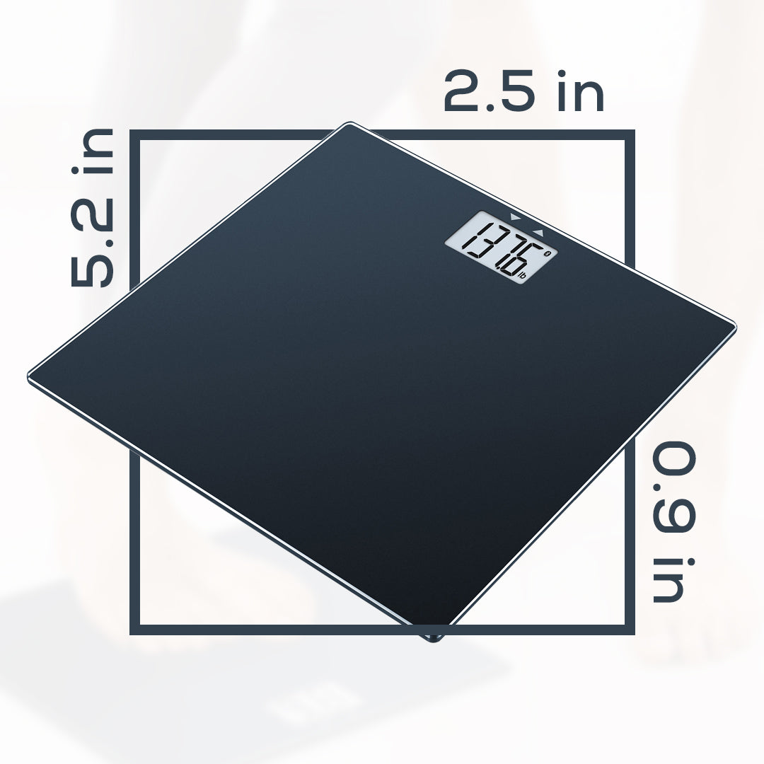 Beurer Digital Bluetooth Scale, GS435B size dimension