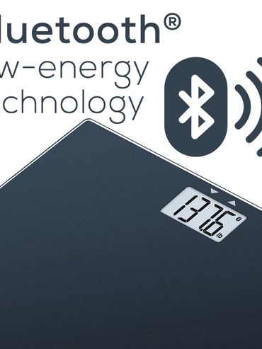 Glass Bluetooth Bathroom Scale | Smart Weight & BMI Tracking