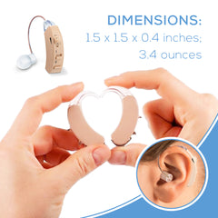 Beurer HA50 Hearing Amplifier dimensions