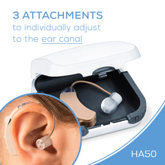 Beurer HA50 Hearing Amplifier 3 attachments