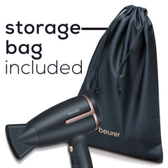 Beurer Ionic Travel Dryer, HC25 storage bag included 