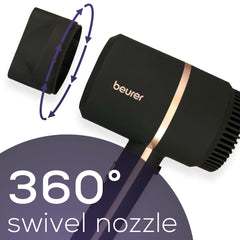 Beurer HC35 Ionic hair dryer 360 swivel nozzle