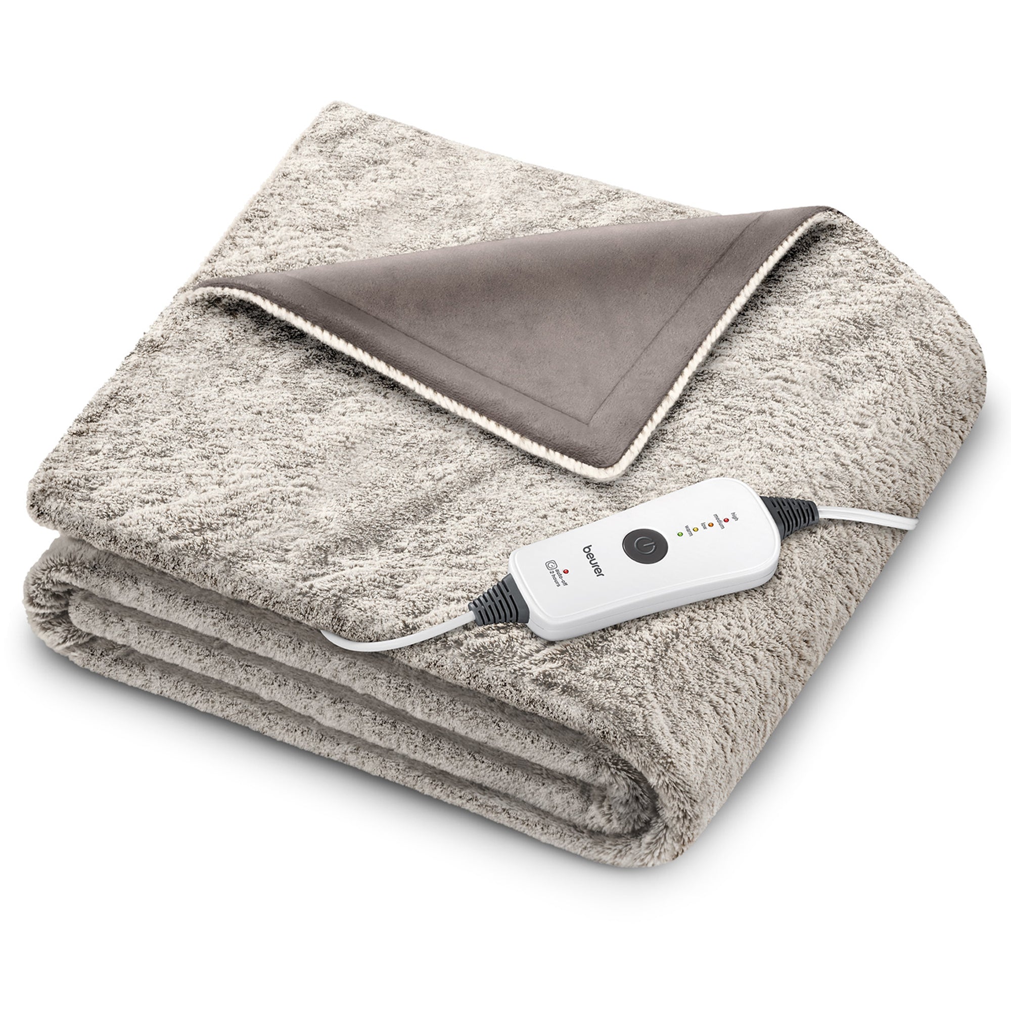 Nordic Lux Faux Fur Heated Electric Blanket, HD71N