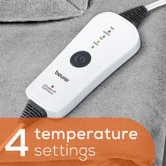 Beurer HD71 Heated Electric Blanket 4 temperature settings