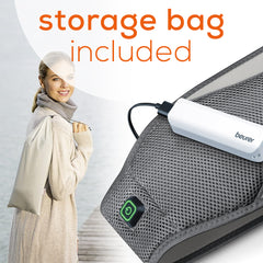 Beurer Portable Wireless Heating Belt Pad HK67 storage bag