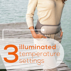 Beurer Portable Wireless Heating Belt Pad HK67 3 illuminated temperature settings