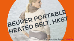 Beurer Portable Wireless Heating Belt Pad HK67 video