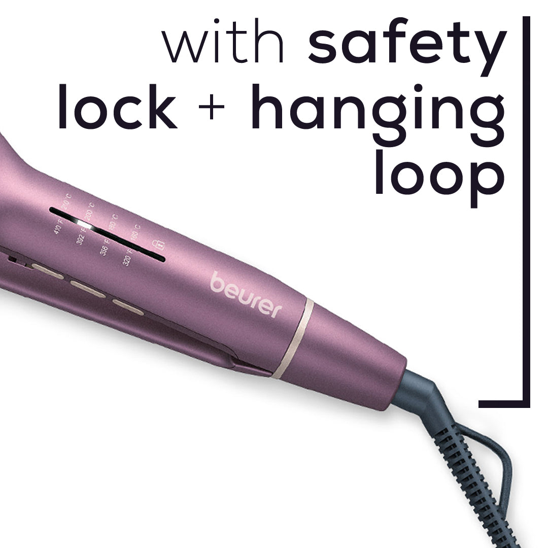 Beurer Wave Styler, HT65  with safety lock and hanging loop 