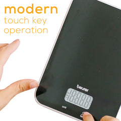 Beurer KS19 Multi-Function Digital Kitchen Scale modern touch key operation