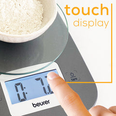 beurer kitchen scale ks26 multi functional  touch display