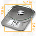 beurer kitchen scale ks26 multi functional  dimensions size 