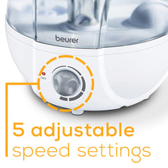 Beurer LB27 Ultrasonic Air Humidifier 5 speed settings