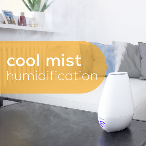 cool mist humidification Beurer 2 in 1 oil diffuser and humidifier LB37