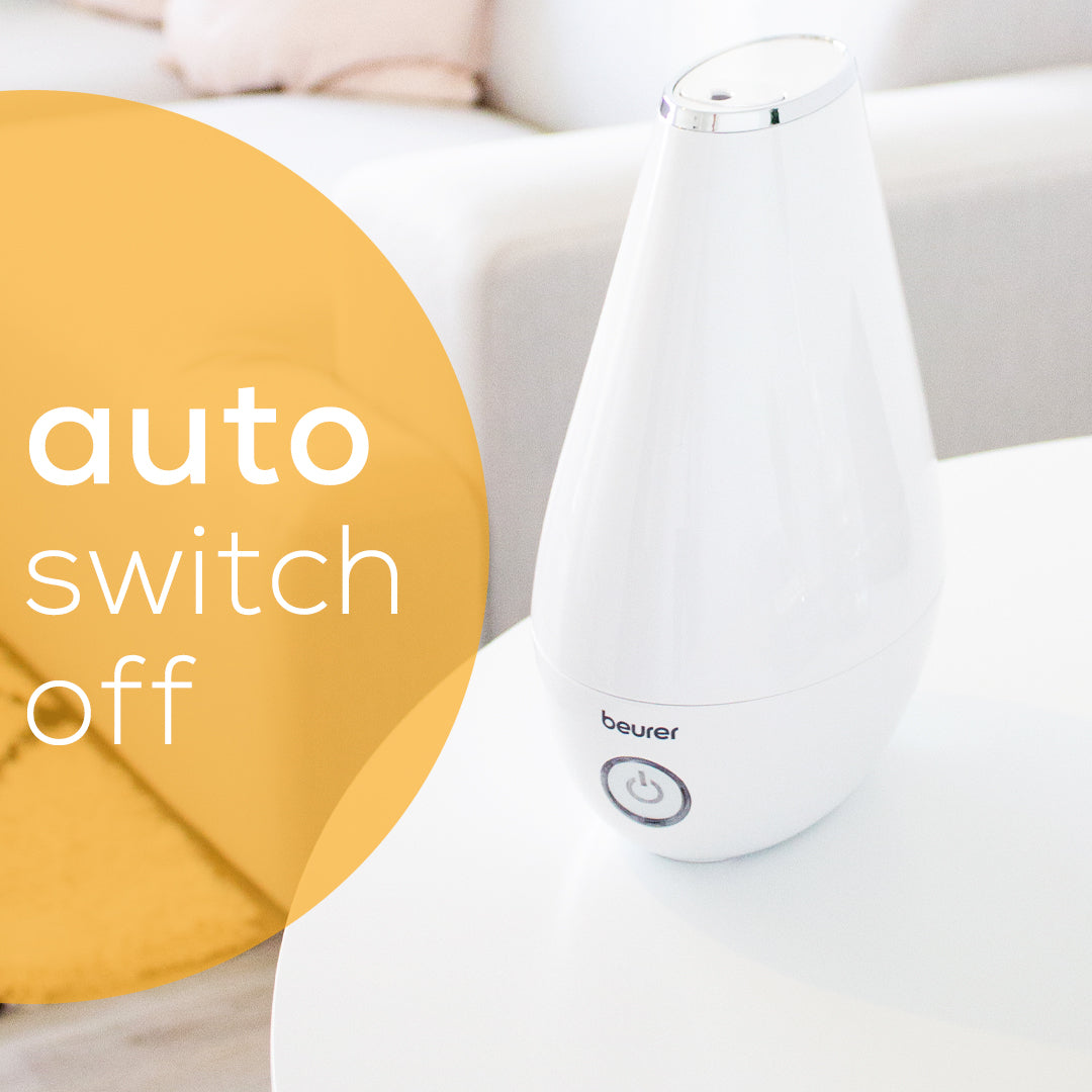 auto switch off Beurer 2 in 1 oil diffuser and humidifier LB37