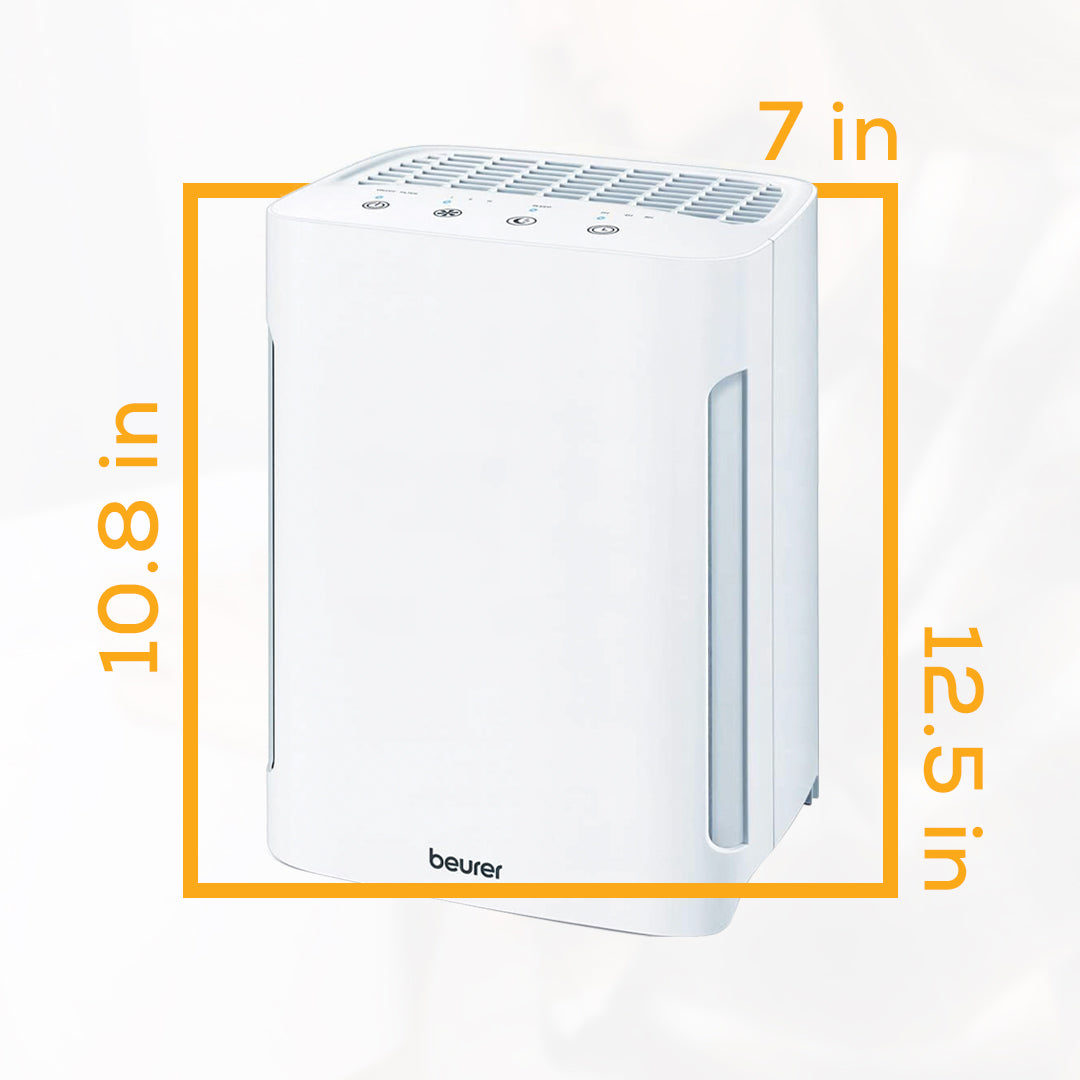 Beurer LR210 Air Purifier dimensions size