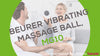 Beurer 2 Vibrating Settings Massage & Therapy Mobility Ball MG10 video