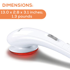 Beurer MG21 Heat Massager dimensions
