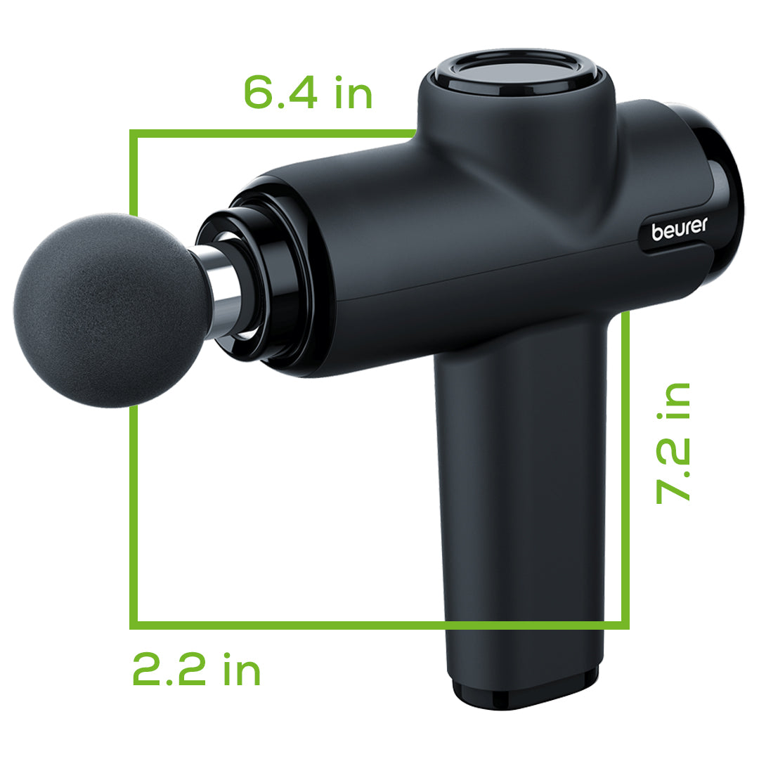 Beurer MG99 Mini Massage Gun dimensions