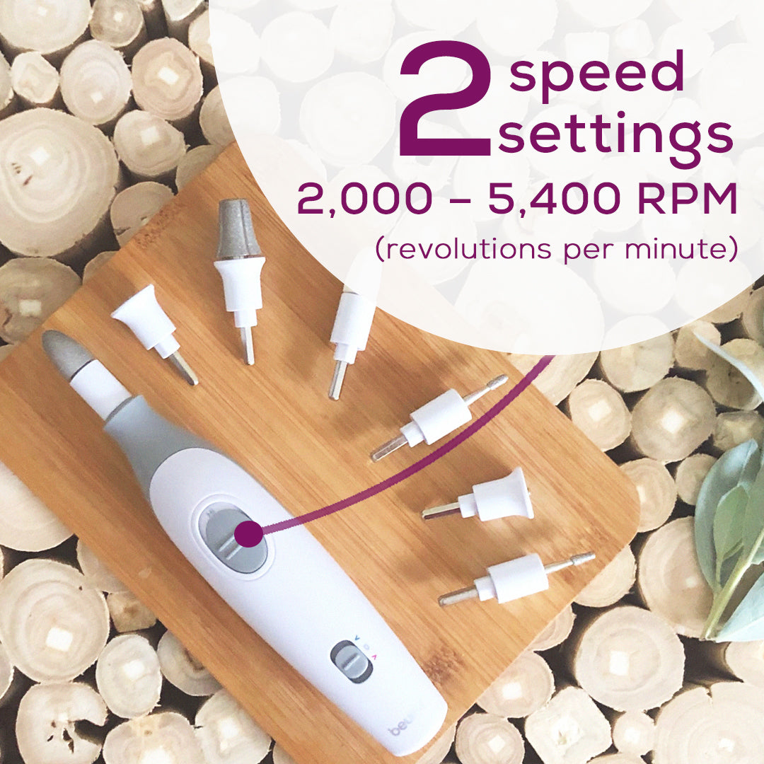 2 speed settings mani pedi MP32 by beurer