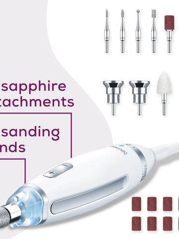 Professional Manicure and Pedicure Nail Drill Set, MP62 - 24 Piece