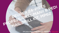 polish buffer manicure tools electric with the mani pedi nail kit drill mp62 by beurer kit de remplaso de manicura kit de manicura mp 62