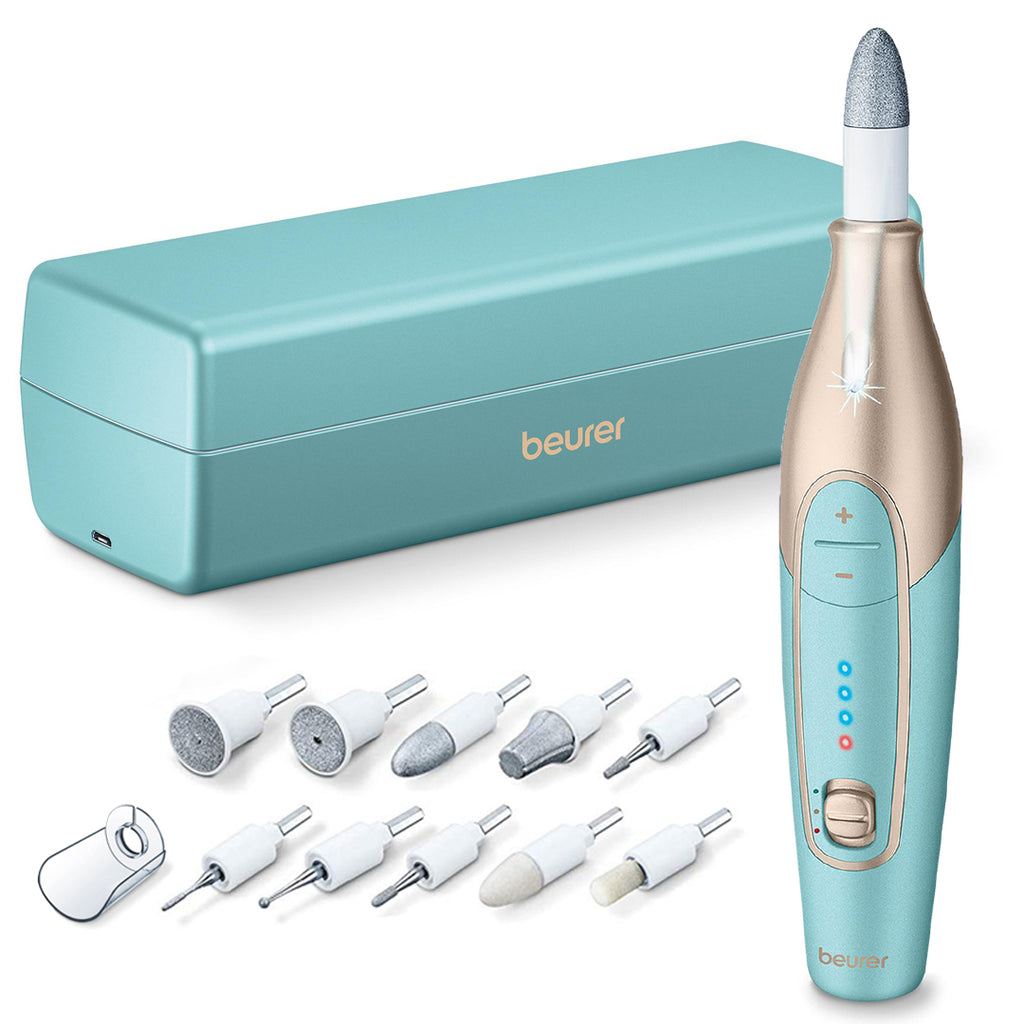 Beurer MP 84 Manicure/pedicure Set, Electric Nail File With Rechargeable Battery, 10 Attachments, LED Lighting, Incl. Storage Case, Up To 4400 Rpm, Nail Set For Hand And Foot Care - View #11