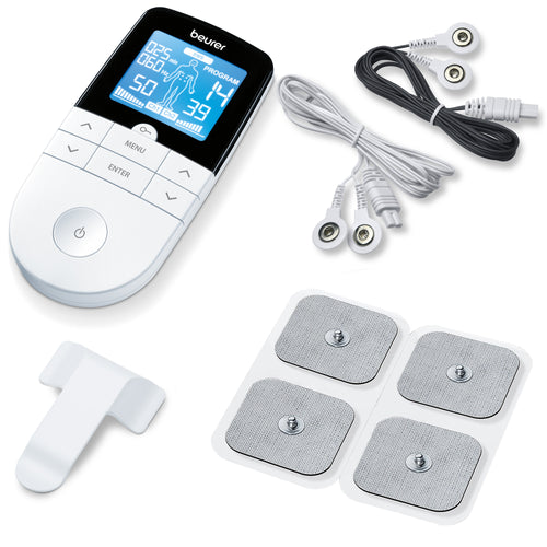 HEYIKEJI EMS TENS Unit Muscle Stimulator for Pain Relief Therapy,72 Modes  Electronic Pulse Muscle Massager, 40 Level Intensity tens stim Machine,with