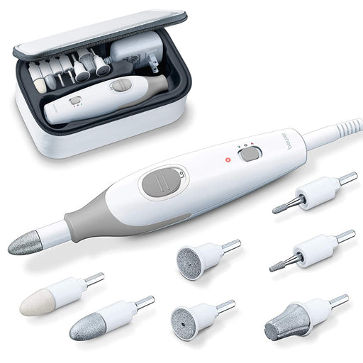 polish buffer manicure tools electric with the mani pedi nail kit drill mp32 by beurer
