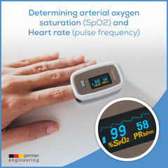 Beurer PO30 Fingertip Pulse Oximeter determines arterial oxygen