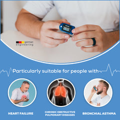 Beurer PO50 Fingertip Pulse Oximeter suitable for people with hear problems