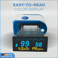 Beurer PO50 Fingertip Pulse Oximeter  easy to read