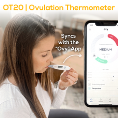 Beurer OT20 Digital Basal Thermometer syncs to ovy app