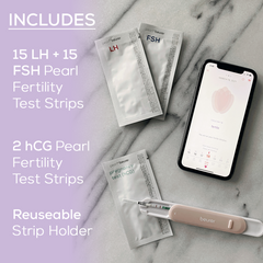 whats included in  the pearl fertility kit by beurer