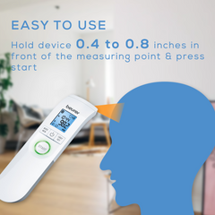 Beurer Bluetooth Non-Contact Thermometer FT95 easy to use