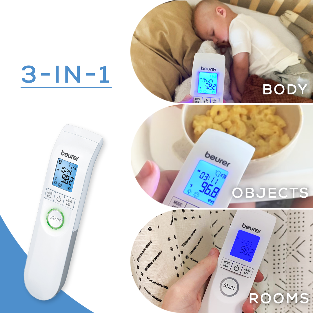 Beurer Bluetooth Non-Contact Thermometer FT95 3 in 1 features
