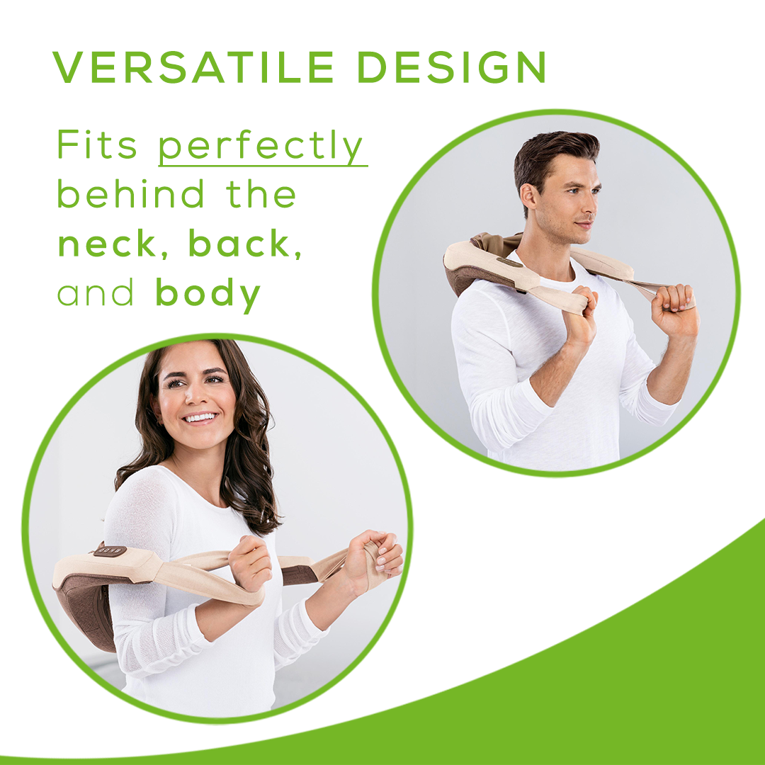 Neck Massager for Neck Pain Relief, 4D Deep Kneading