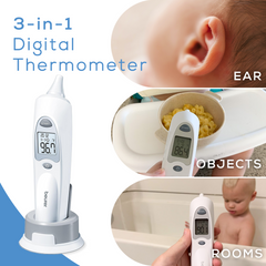 Beurer Digital Ear Thermometer FT58  3 in 1 object ear and room