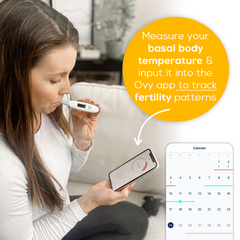 Beurer OT20 Digital Basal Thermometer measures basal body temperature 