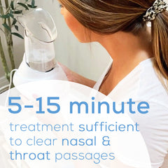 Beurer Steam Inhaler, SI30 15 minute treatmenet sufficient to clear nasal and throat passages
