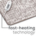 Beurer Nordic Line XL Faux Fur Heating Pad, UHP26N fast heating technology