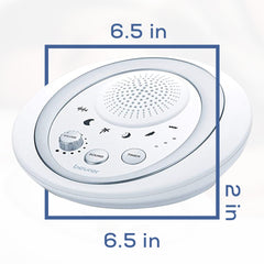 Beurer White Noise Machine, WN50 dimensions