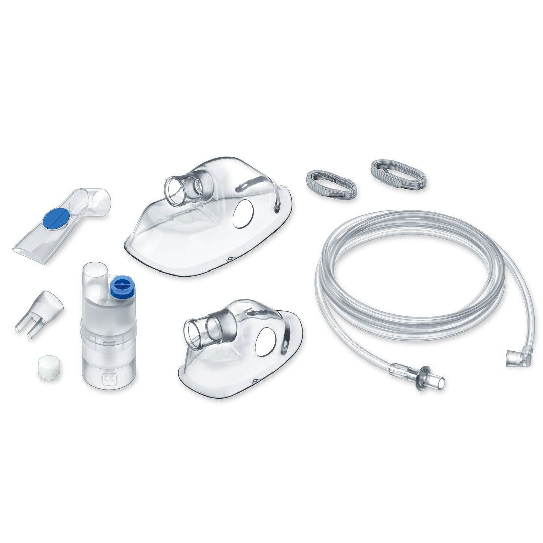 Kit de repuesto de accesorios n.° 601.71 para el nebulizador Beurer IH20 (16 piezas)