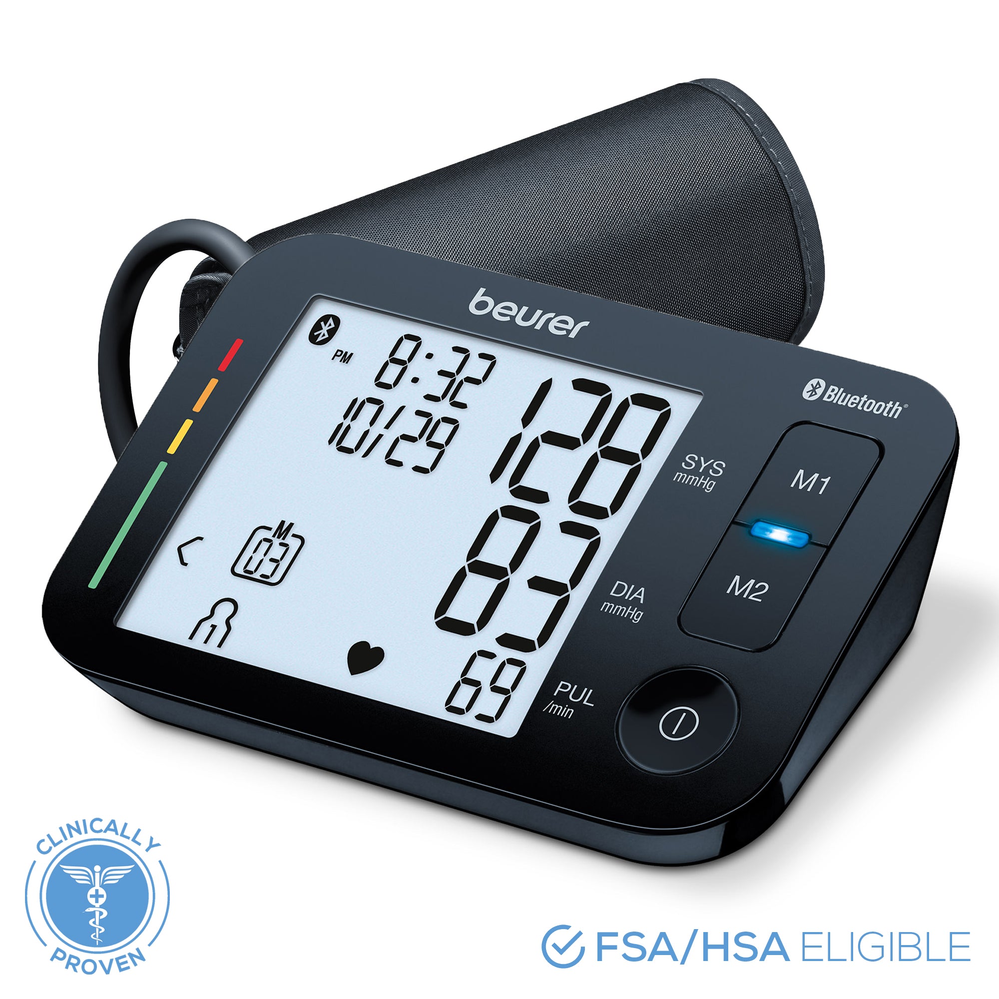 Smart Upper Arm Blood Pressure Monitor, BM54